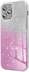 SHINING CASE FOR IPHONE 16 TRANSPARENT PINK