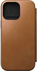 NOMAD NOMAD LEATHER FOLIO ENGLISH TAN-C FOR IPHONE 16 PRO MAX
