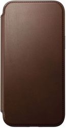 NOMAD NOMAD MODERN LEATHER FOLIO BROWN FOR IPHONE 15 PRO MAX