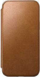NOMAD NOMAD MODERN LEATHER FOLIO ENGLISH TAN FOR IPHONE 15 PRO MAX