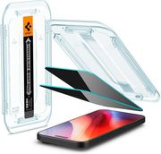 SPIGEN GLASS TR EZ FIT (PRIVACY) 2 PACK TRANSPARENCY FOR IPHONE 16 PRO