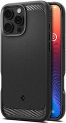SPIGEN RUGGED ARMOR MAGSAFE MATTE BLACK FOR IPHONE 16 PRO