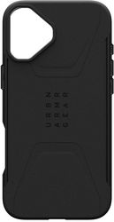 UAG UAG CIVILIAN MAGSAFE BLACK FOR IPHONE 16 PLUS