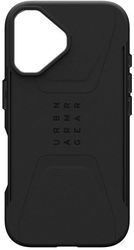 UAG UAG CIVILIAN MAGSAFE BLACK FOR IPHONE 16