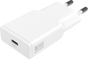 4SMARTS WALL CHARGER PDPLUG SLIM 20W GAN 1C AND USB-C CABLE 1.5M WHITE
