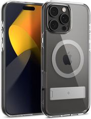 SPIGEN CASEOLOGY CAPELLA MAGSAFE KICKSTAND CLEAR GRAY FOR IPHONE 16 PRO