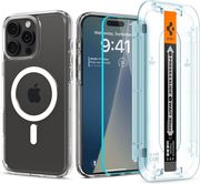 SPIGEN ULTRA HYBRID MAGSAFE WHITE + GLASS TR EZ FIT PACK FOR IPHONE 16 PRO MAX
