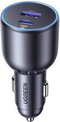 UGREEN CAR CHARGER UGREEN EC701 63W PD+USB QC3.0 BLACK 35023