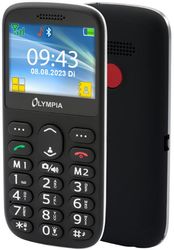 OLYMPIA SUN ΜΑΥΡΟ ΚΙΝΗΤΟ ΤΗΛΕΦΩΝΟ BT ΜΕ ΜΕΓΑΛΑ ΚΟΥΜΠΙΑ CAMERA ΚΟΥΜΠΙ SOS