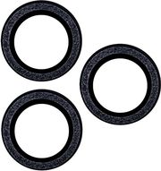 OEM SET OF LENS GLASSES FOR IPHONE 11 PRO MAX BLACK GLITTER (3 PCS)