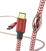 HAMA ''REFLECTIVE'' CHARGING/DATA CABLE 1.5 M HAMA-201560