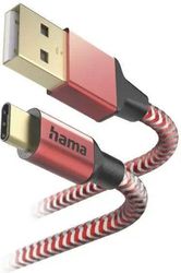 ΚΑΛΩΔΙΟ HAMA REFLECTIVE ΦΟΡΤΙΣΗΣ USB-A - USB-C 201559