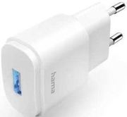 ΦΟΡΤΙΣΤΗΣ HAMA ΜΕ ΥΠΟΔΟΧΗ USB-A 6W ΛΕΥΚΟΣ