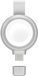 4SMARTS 4SMARTS MFI FAST CHARGER FOR APPLE WATCH SILVER