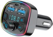 FOREVER FM TRANSMITTER BLUETOOTH TR-360 BLACK