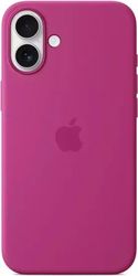 SILICONE CASE WITH MAGSAFE FOR APPLE IPHONE 16 PLUS FUCHSIA MYYE3