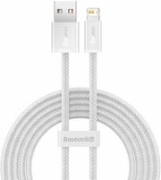 BASEUS DYNAMIC SERIES USB-A TO LIGHTNING CABLE 18W 2.4A 1M WHITE CALD000402