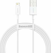 BASEUS SUPERIOR SERIES USB-A TO LIGHTNING CABLE 20W 2.4A 1.5M WHITE CALYS-B02