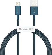 BASEUS SUPERIOR SERIES USB-A TO LIGHTNING CABLE 20W 2.4A 1M BLUE CALYS-A03