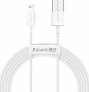 BASEUS SUPERIOR SERIES USB-A TO LIGHTNING CABLE 20W 2.4A 2M WHITE CALYS-C02