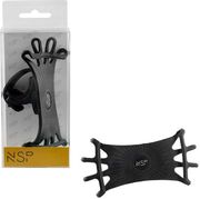 NSP NSP UNIVERSAL ΜΑΥΡΗ ΒΑΣΗ ΣΙΛΙΚΟΝΗΣ (8253447) ΓΙΑ ΣΤΗΡΙΞΗ ΚΙΝΗΤΩΝ/GPS ΣΕ ΠΟΔΗΛΑΤΟ/ΜΗΧΑΝΗ 360°