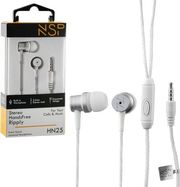 NSP NSP HN25 WHITE IN EAR ΑΚΟΥΣΤΙΚΑ ΨΕΙΡΕΣ HANDS FREE