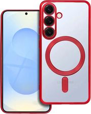 ELECTRO MAG COVER CASE COMPATIBLE WITH MAGSAFE FOR SAMSUNG S25 RED