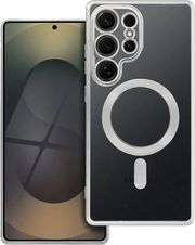 ELECTRO MAG COVER CASE COMPATIBLE WITH MAGSAFE FOR SAMSUNG S25 ULTRA SILVER