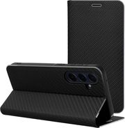 LUNA BOOK CARBON FOR SAMSUNG S25 BLACK