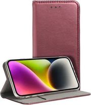 SMART MAGNETO BOOK CASE FOR SAMSUNG S25 BURGUNDY
