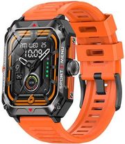 LAMTECH LAMTECH SPORT WATCH BT5.1 HEALTH SENSOR &amp; SPORT TRACKING SQUARE TFT 2.02' DISPLAY B.ORANGE LAM11349