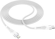LAMTECH HQ UNBREAKABLE CABLE TYPE-C TO LIGHTNING WHITE 2M LAM023640
