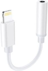 LAMTECH LAMTECH LIGHTNING ADAPTER CABLE AUDIO JACK 3,5MM WHITE LAM063005
