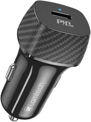 LAMTECH PREMIUM FAST IN-CAR CHARGER TYPE-C PD20W BLACK LAM112778