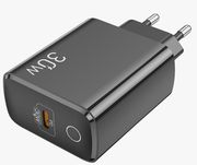 LAMTECH FAST CHARGER TYPE-C PD30W BLACK LAM112730