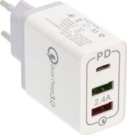 LAMTECH LAMTECH QUICK CHARGER 15W HIGH SPEED, QC3.0 AND TYPE-C OUTPUT LAM022001