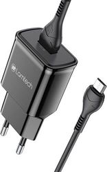LAMTECH LAMTECH QUICK CHARGER USB3.0 18W WITH MICRO USB CABLE 1M BLACK LAM021967