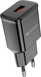 LAMTECH LAMTECH QUICK CHARGER USB3.0 18W BLACK LAM021943