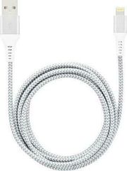 LAMTECH LAMTECH MICRO USB HIGH QUALITY UNBREAKABLE CABLE SILVER 2M LAM450275