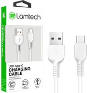 LAMTECH LAMTECH DATACABLE TYPE C 3M WHITE LAM111702