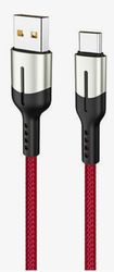 LAMTECH LAMTECH USB TYPE-C DATA CABLE 5A 1,2M RED LAM111856