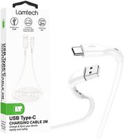 LAMTECH LAMTECH DATACABLE TYPE C 2M WHITE LAM446841