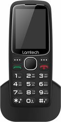 LAMTECH ΚΙΝΗΤΟ LAMTECH MOBILE PHONE 2.4' GR DUAL SIM TINY L II WITH DOCK BLACK LAM114437