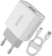 WK CHARGER WK 18W QC3.0 WP-U57 COMBO + TYPE C CABLE