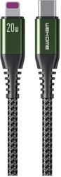 WK CHARGING CABLE WK 20W PD TYPE-C/I6 RAYTHON BLACK 1M WDC-171 6A