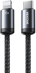 WK CHARGING CABLE WK 35W PD TYPE-C/I6 BLACK 1M WDC-33 3A