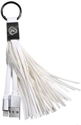 WK TASSELS RING CABLE WK MICRO WDC-011 WHITE 2.1A