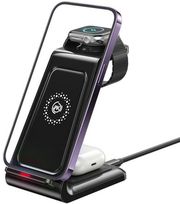 WK WIRELESS MAGNETIC CHARGER/STAND 3IN1 15W WK WP-U168 BLACK