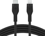 BELKIN CAA009BT2MBK BOOST CHARGE USB-C - LIGHTNING SILICON CABLE 2.0M BLACK