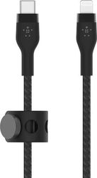 BELKIN CAA011BT2MBK BOOST CHARGE USB-C TO LTG SILICON 2M BLACK